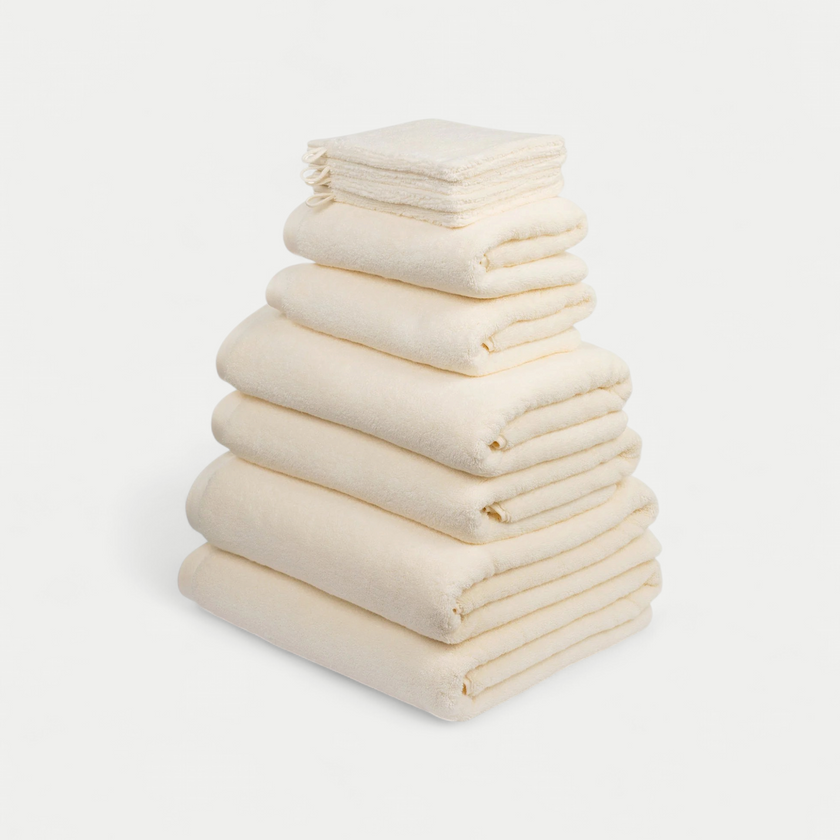 Towel set Spa Complete (10 pcs) | Cream