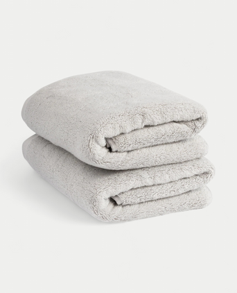 Towel zero-twist cotton 50x100 cm (2 pcs) | Silver Grey Towel zero-twist cotton 50x100 cm (2 pcs) | Silver Grey