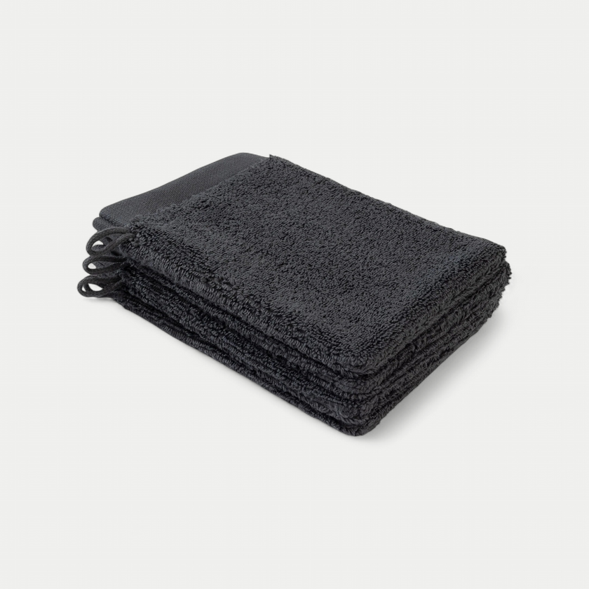Washcloth Anthracite 16x21 cm | Set of 4