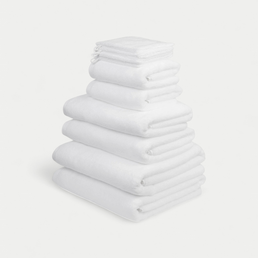 Towel set Spa Complete (10 pcs) | White