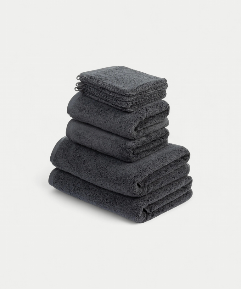 Towel Set Deluxe (8 pcs) | Anthracite