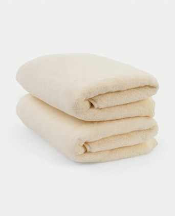 Handdoek zero-twist katoen 50x100 cm (2 st.) | Cream Handdoek zero-twist katoen 50x100 cm (2 st.) | Cream