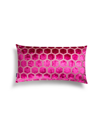 Manipur Decorative Pillow | Fuchsia