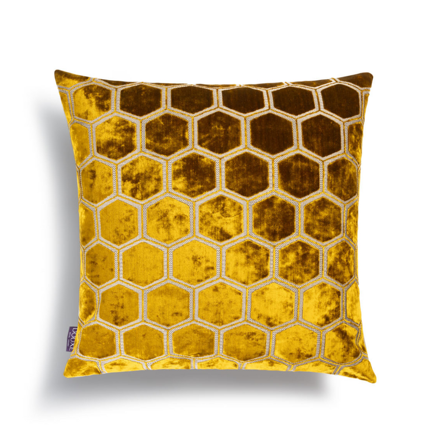 Manipur Decorative Pillow | Ochre