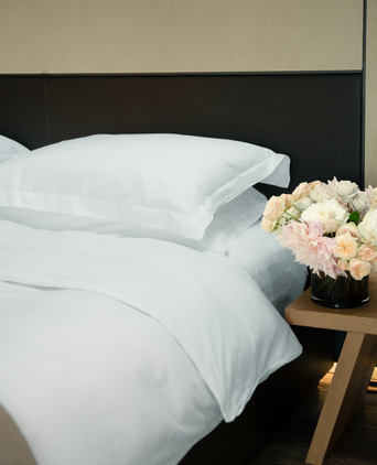 Conservatorium Pillowcase Egyptian Cotton Percale 400 TC | White Conservatorium Pillowcase Egyptian Cotton Percale 400 TC | White