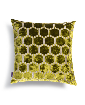 Manipur Decorative Pillow | Moss Green