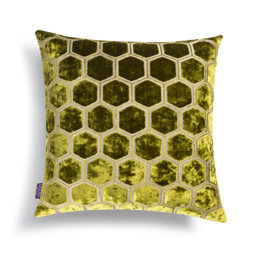 Manipur Decorative Pillow | Moss Green