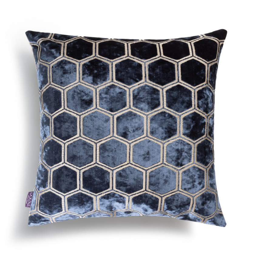 Manipur Decorative Pillow | Midnight