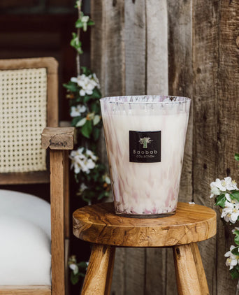 Scented Candle White Pearls Baobab Scented Candle White Pearls Baobab