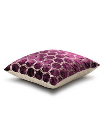 Manipur Decorative Pillow | Damson