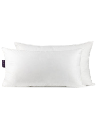 Down Pillow set (2 pcs)| Firm | 50x90 cm Hotel Pillow set Down with 2 pieces, bundled with golden ribbon