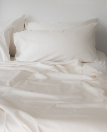 Duvet Cover Set Egyptian Cotton Sateen 400 TC | Cream Duvet Cover Set Egyptian Cotton Sateen 400 TC | Cream