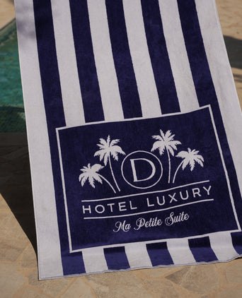 Hotel Beach Towel Cap Ferrat Blue