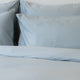 Kussensloop Egyptisch Katoen Satijn 400TC | Misty Blue | Outlet