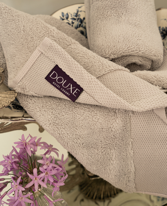 DOUXE Hotel Towel - 50x100 cm - Zero Twist (2 pcs) - Pebble Beach