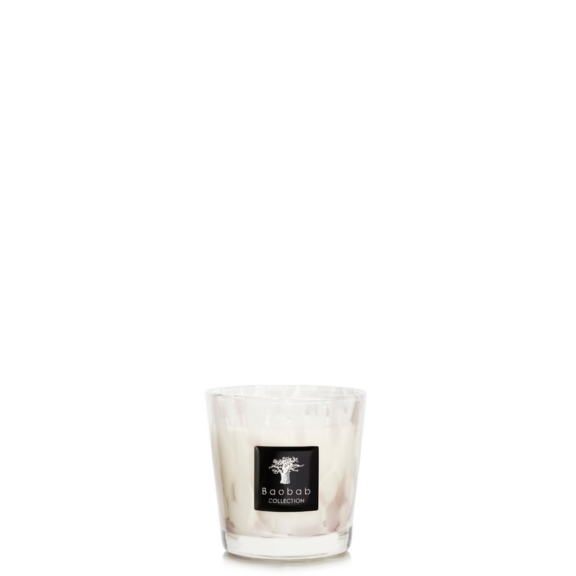 Scented Candle White Pearls Baobab