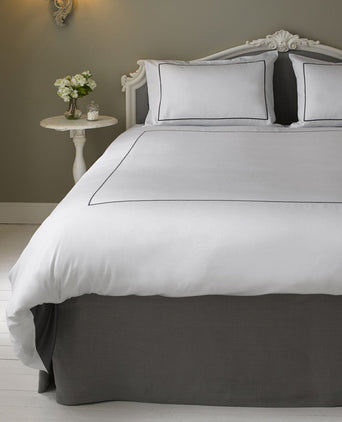 Duvet Cover Set Maca, Percale 400TC Egyptian Cotton - Mirabel Slabbinck Mirabel Slabbinck Duvet cover | Maca | Egyptian cotton