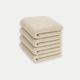 Guest towel zero-twist cotton 30x30 cm (4 pcs) | Pebble Beach