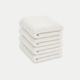 Guest towel zero-twist cotton 30x30 cm (4 pcs) | Cream