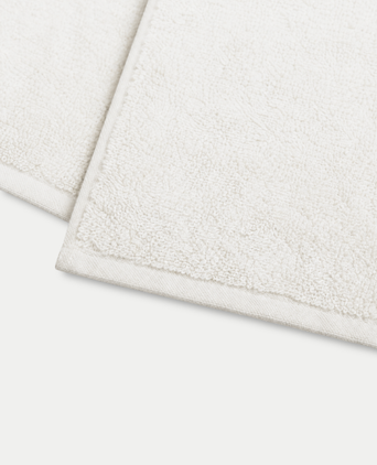 Guest towel zero-twist cotton 30x30 cm (4 pcs) | Cream