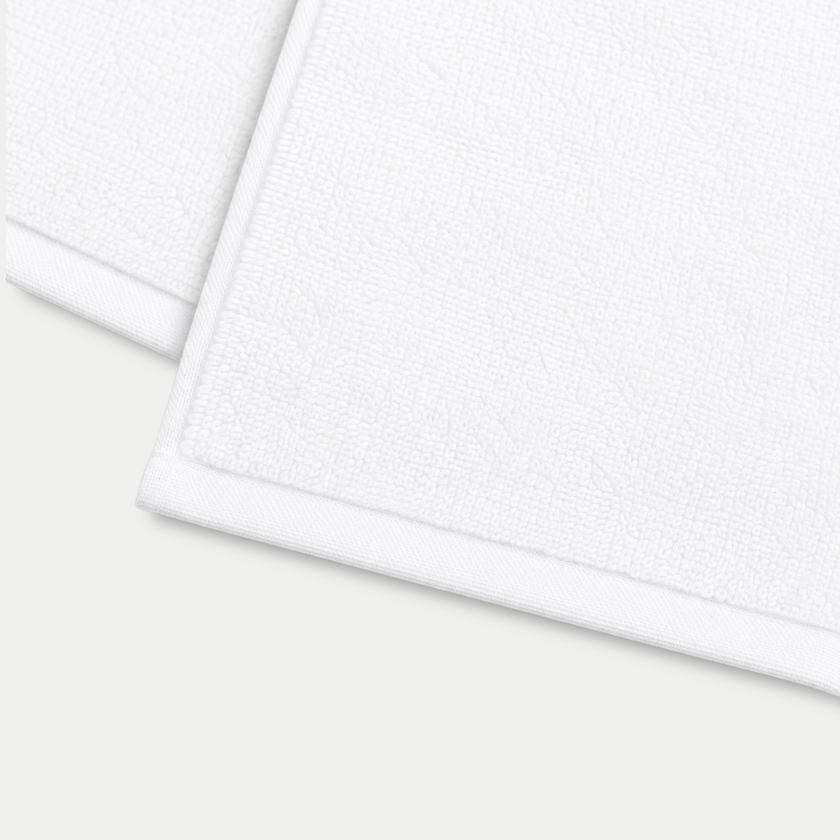 Guest towel zero-twist cotton 30x30 cm (4 pcs) | White