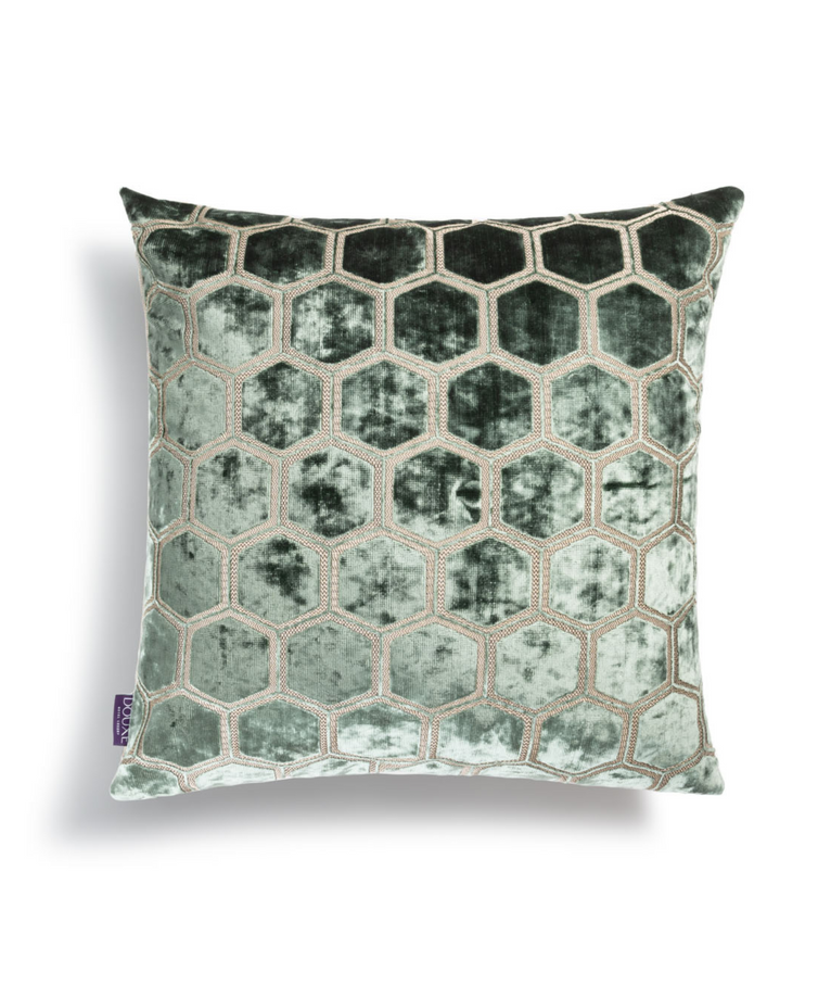 Manipur Decorative Pillow | Jade Green