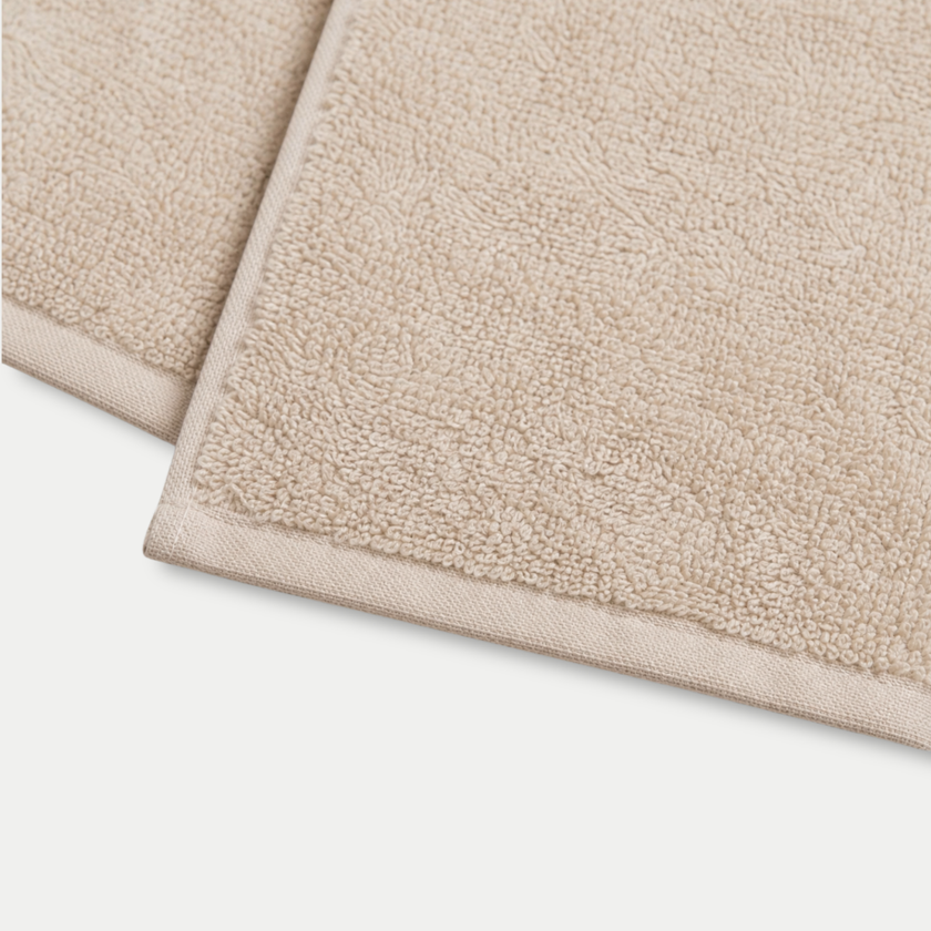 Guest towel zero-twist cotton 30x30 cm (4 pcs) | Latte