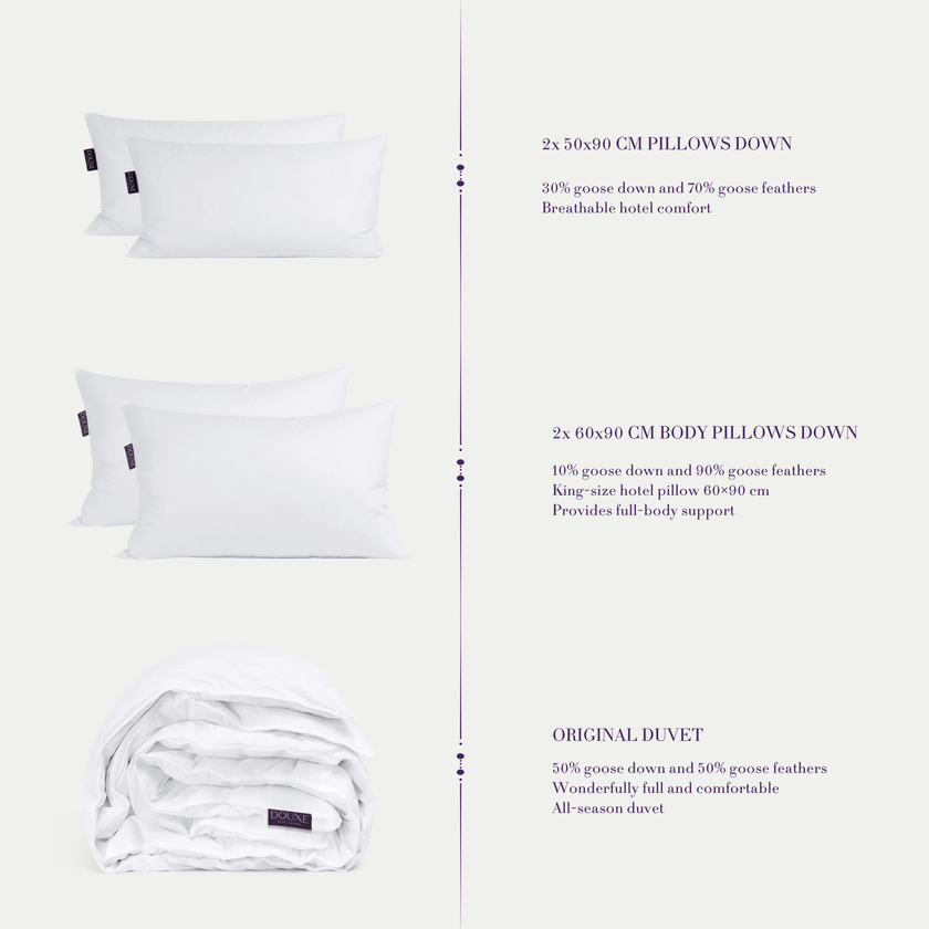 Ultimate Down Suite Bedding Set