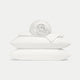Duvet Cover Set & Fitted Sheet Percale | Chalk White
