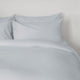 Duvet Cover Set Egyptian Cotton Percale 400 TC | Pastel Blue