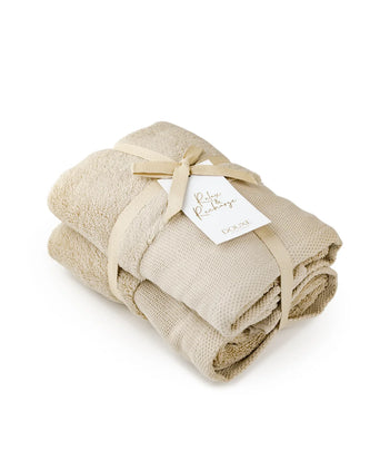 Towel zero-twist cotton 50x100 cm (4 pcs) | Latte