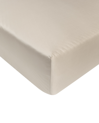 Hoeslaken Egyptisch katoen Percal 400TC | Latte | Outlet