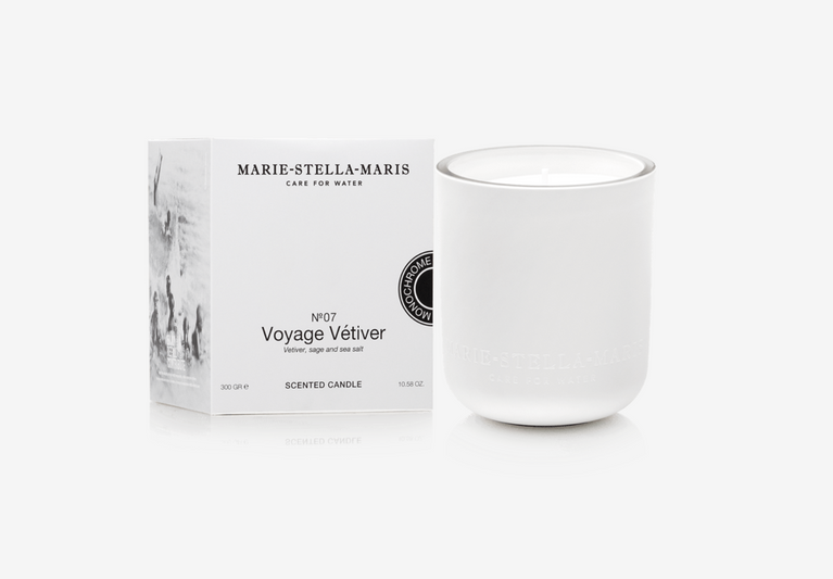 Marie-Stella-Maris - Luxury Scented Candle - Voyage Vétiver (re-fillable) - 300 g