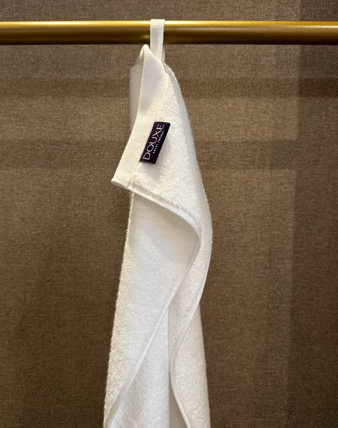 Handdoek zero-twist katoen | Wit | Outlet