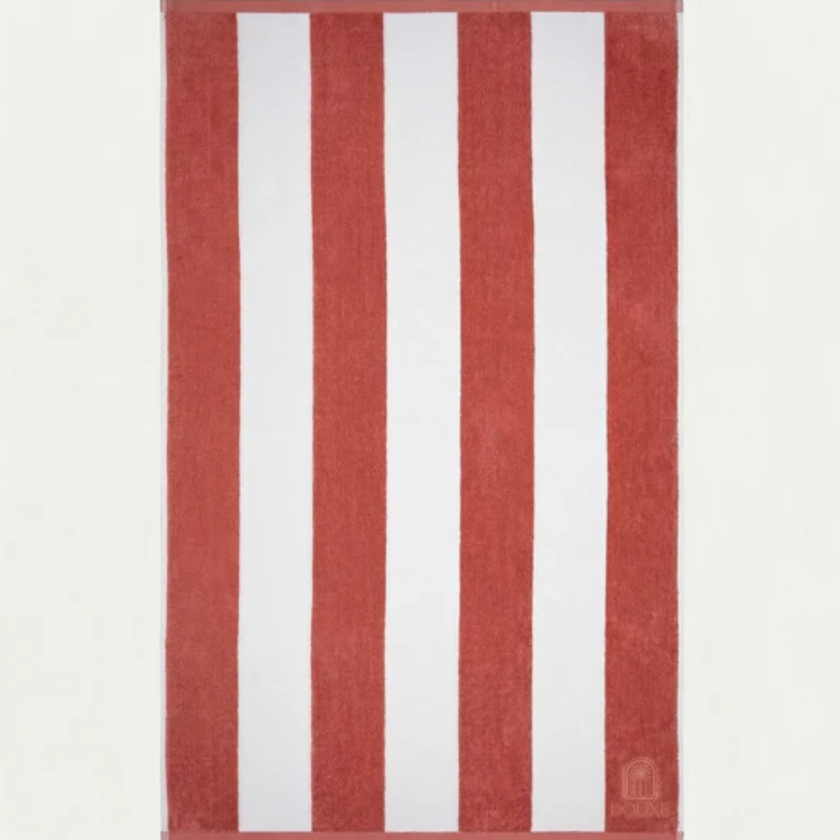 DOUXE Hotel Beach Towel Faded Coral 100x180 cm