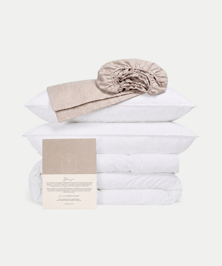 Summer Suite Linen Bedding Set
