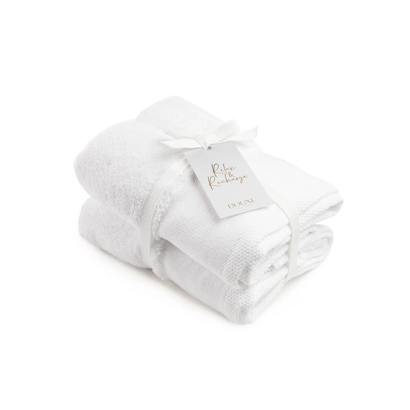 Towel zero-twist cotton 50x100 cm (4 pcs.) | White