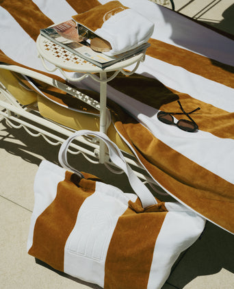 DOUXE Beach Bag Mustard