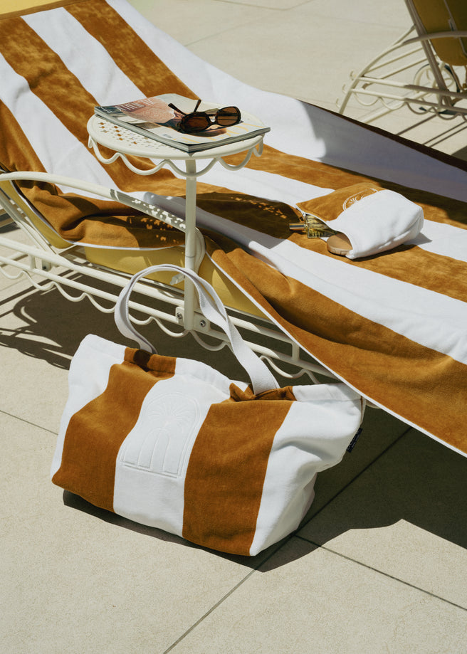 DOUXE Beach Pouch Mustard