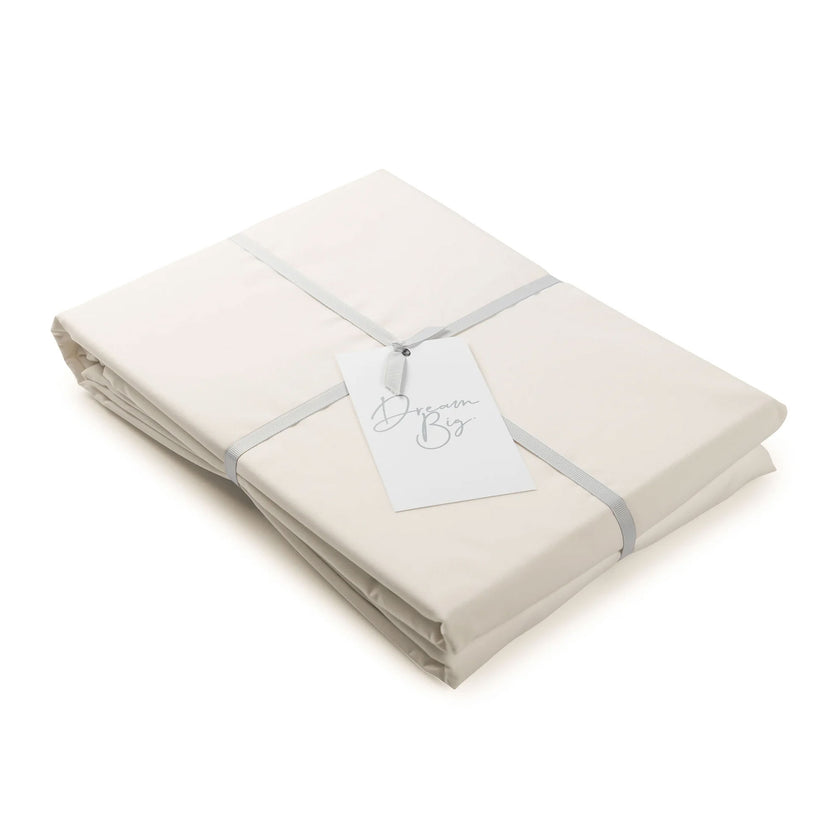 Duvet Cover Set Egyptian Cotton Percal 400 TC | Chalk White