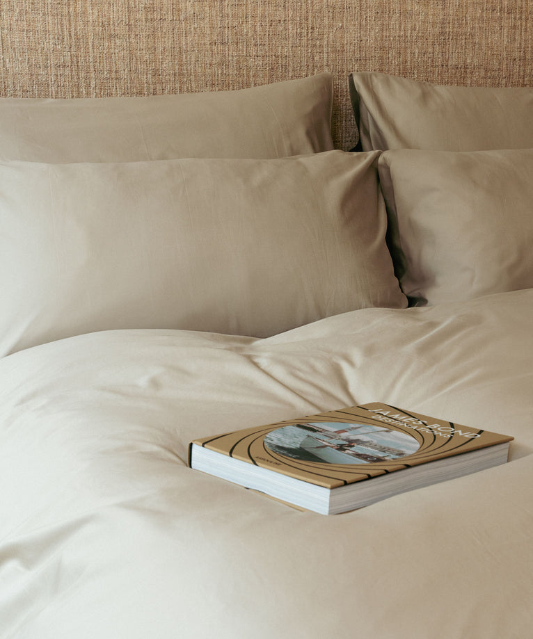 Duvet Cover Set Egyptian Cotton Sateen 400 TC | Champagne