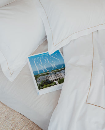 Duvet Cover Set Egyptian Cotton Percale 400 TC | Carmel