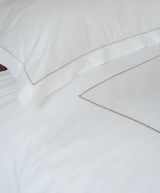 Duvet Cover Set Egyptian Cotton Percale 400 TC | Carmel