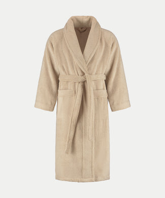 Bathrobe zero-twist cotton | Latte