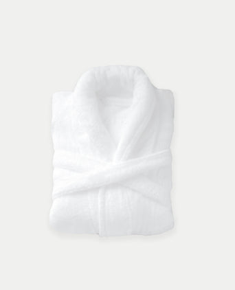 Bathrobe zero-twist cotton | White