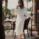 Bathrobe zero-twist cotton | White