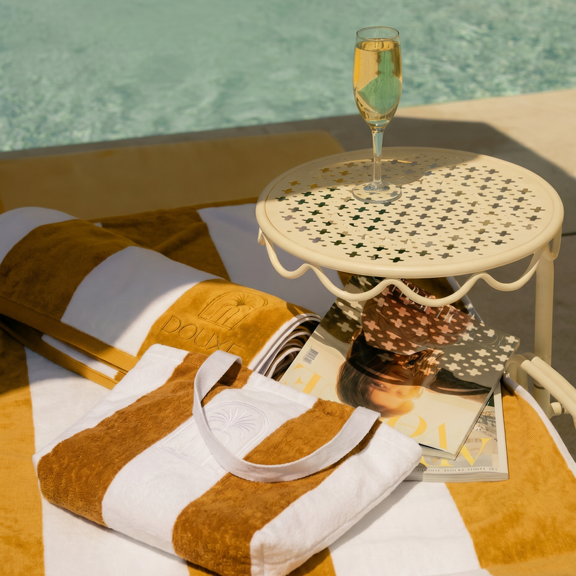 DOUXE Beach Bag Mustard