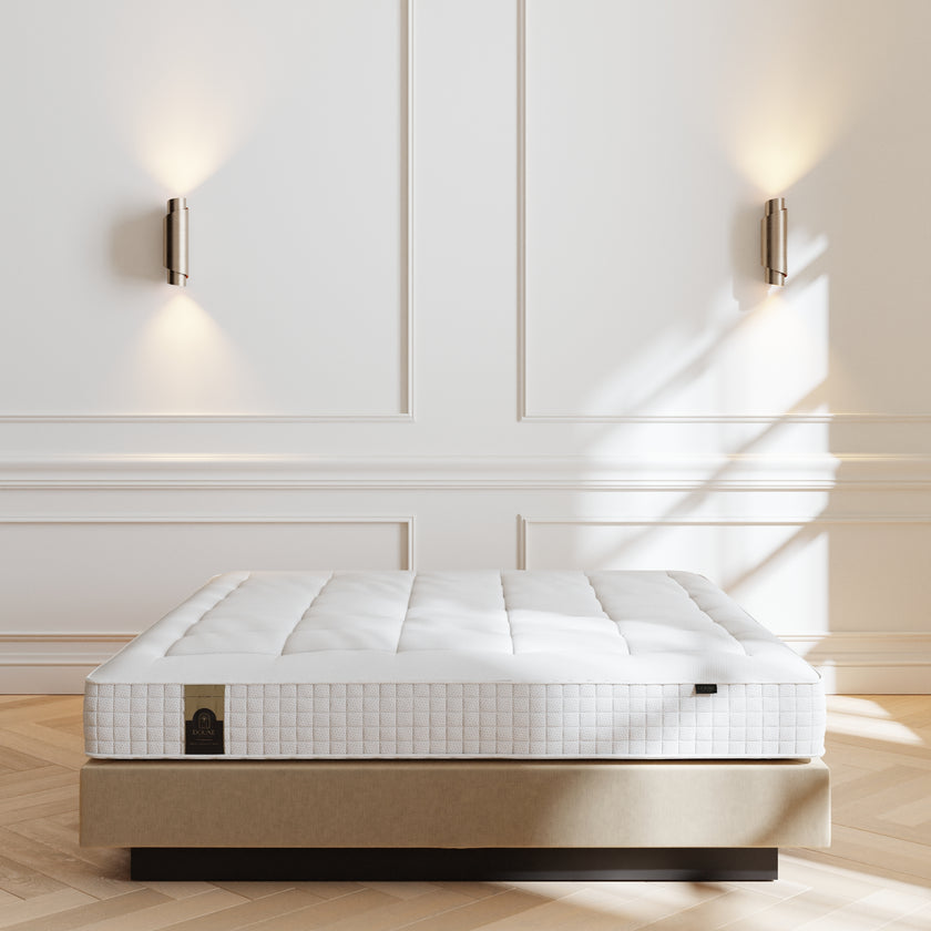 DOUXE Black Label Boxspring + Black Label Mattress | Beige