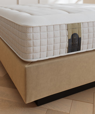DOUXE Black Label Boxspring + Black Label Mattress | Beige