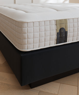 DOUXE Black Label Boxspring + Black Label Mattress | Jet Black